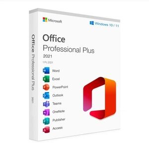 Microsoft Office 2021 Lifetime License
No Monthly Fee for 1 WINDOWS/PC ONLY